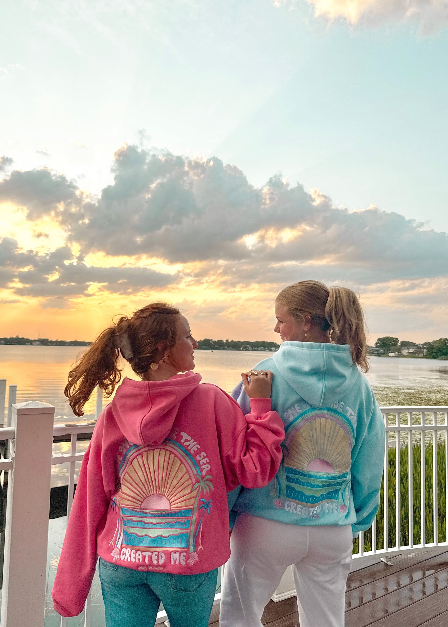 Made In His Image Hoodie Pink