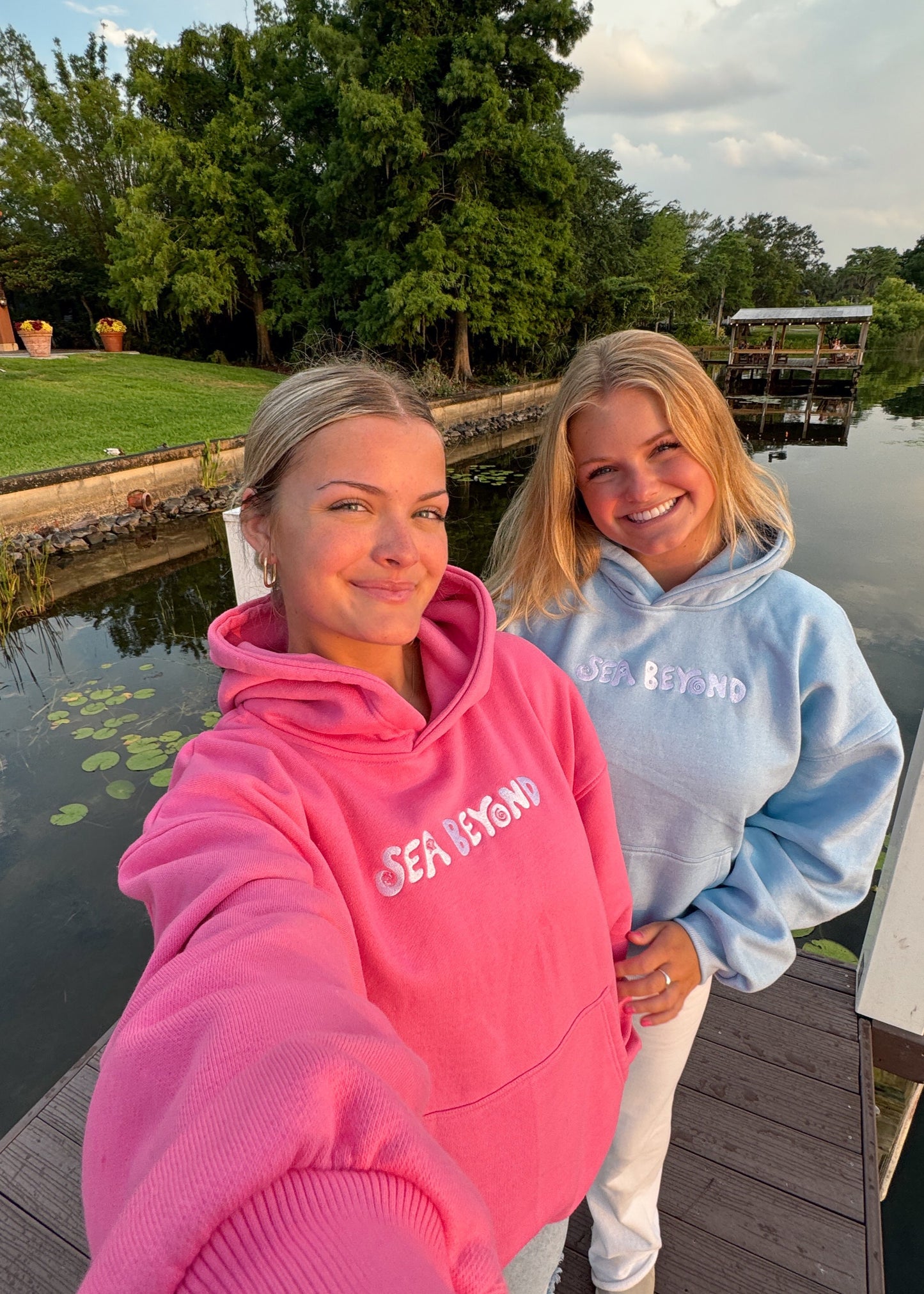 Made In His Image Hoodie Light Blue