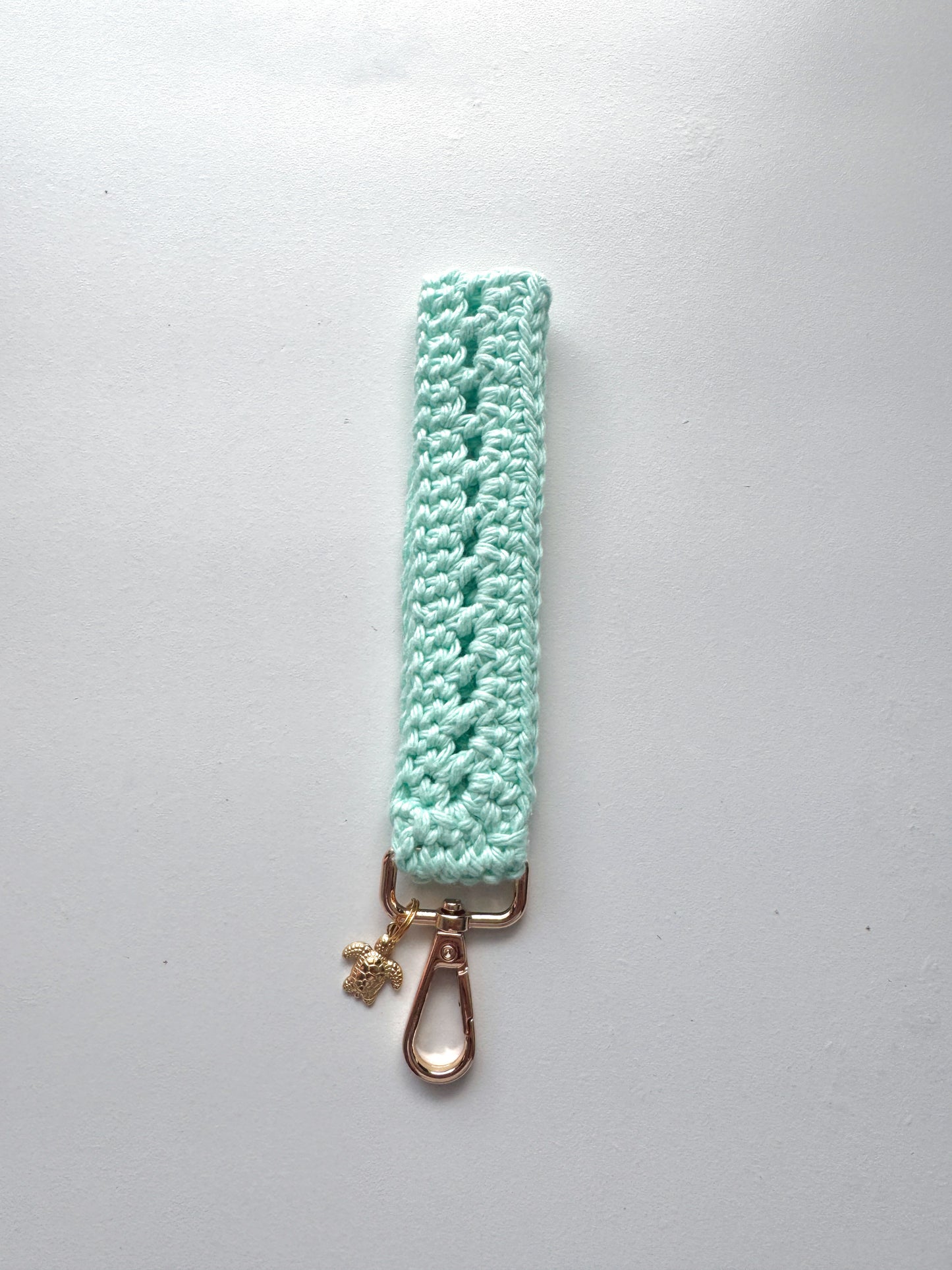 Crochet Turtle Keychain