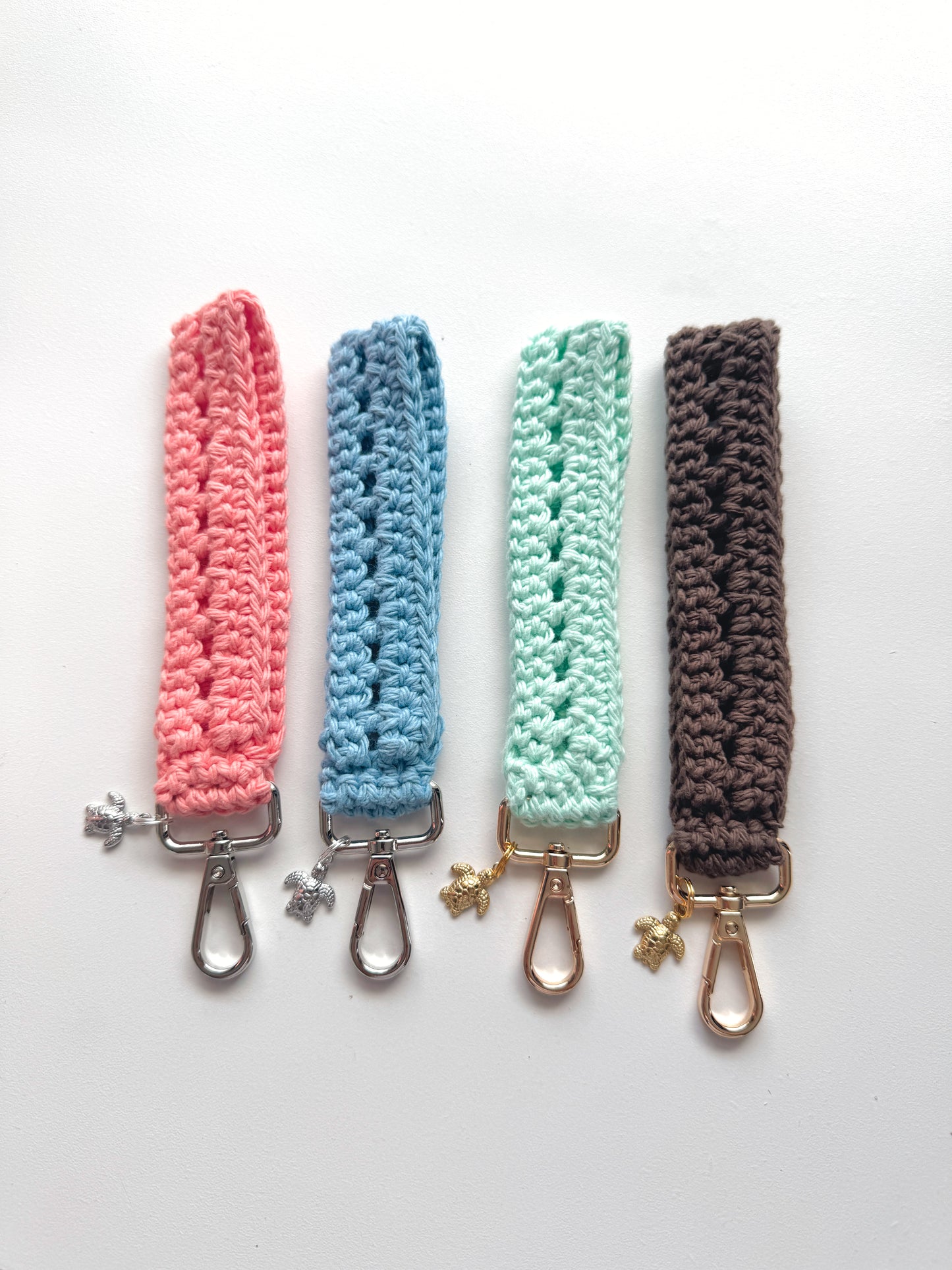 Crochet Turtle Keychain