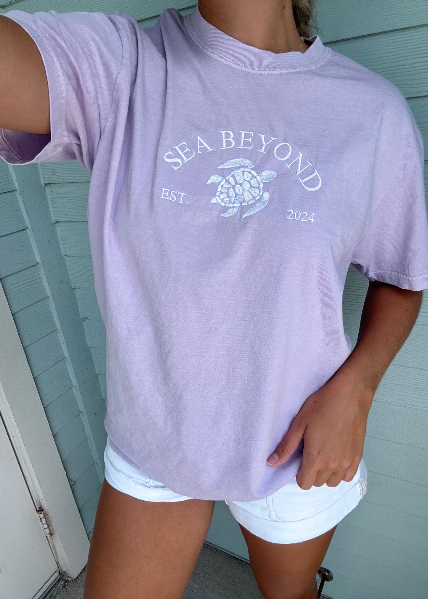 Lavender Turtle Tee