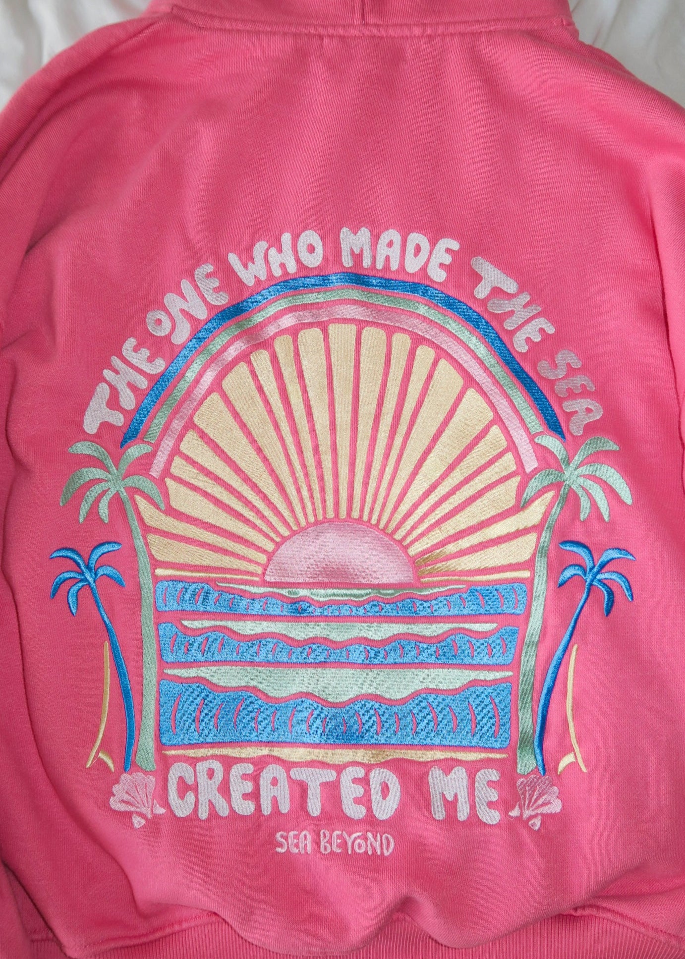 Made In His Image Hoodie Pink