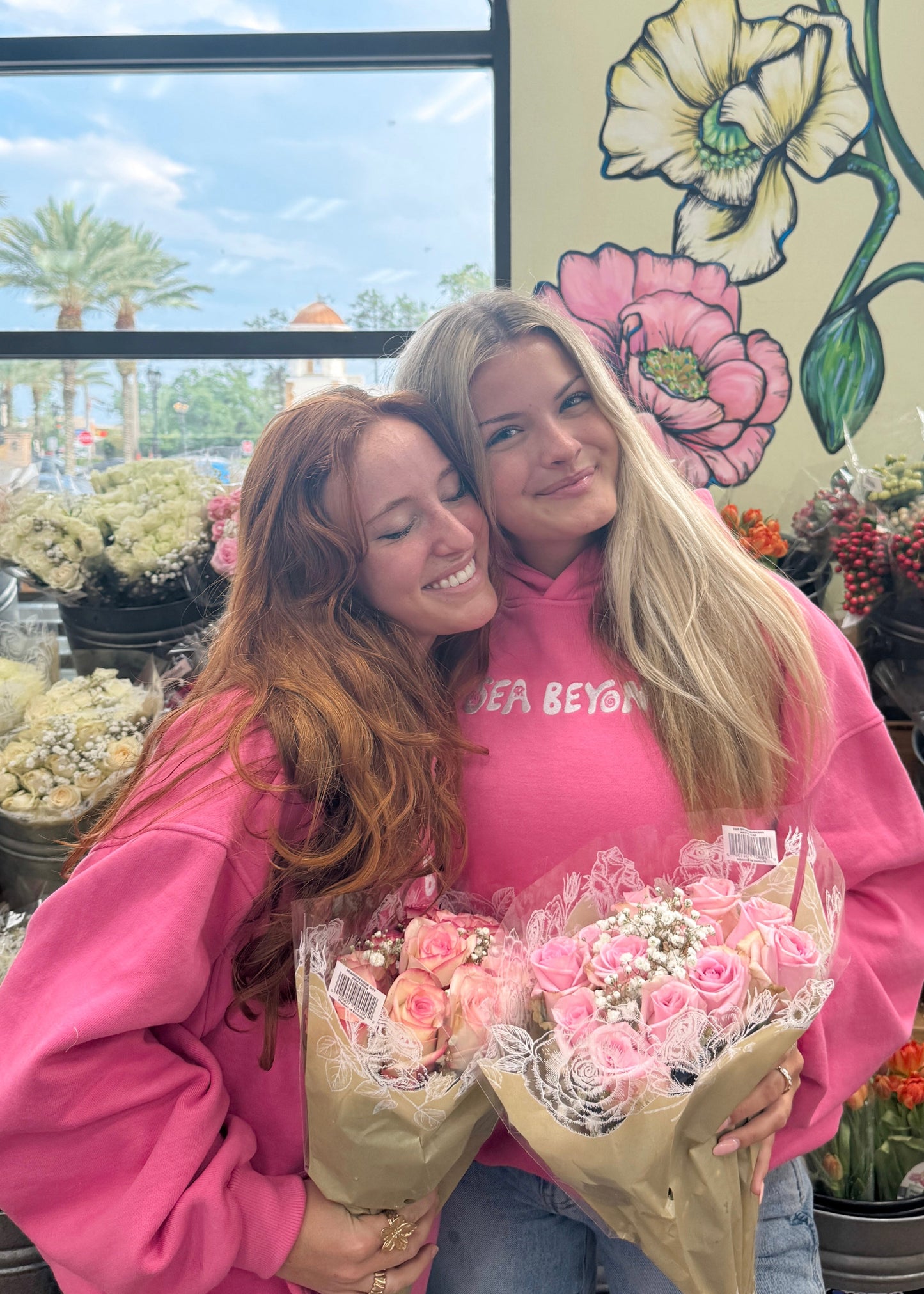 Made In His Image Hoodie Pink