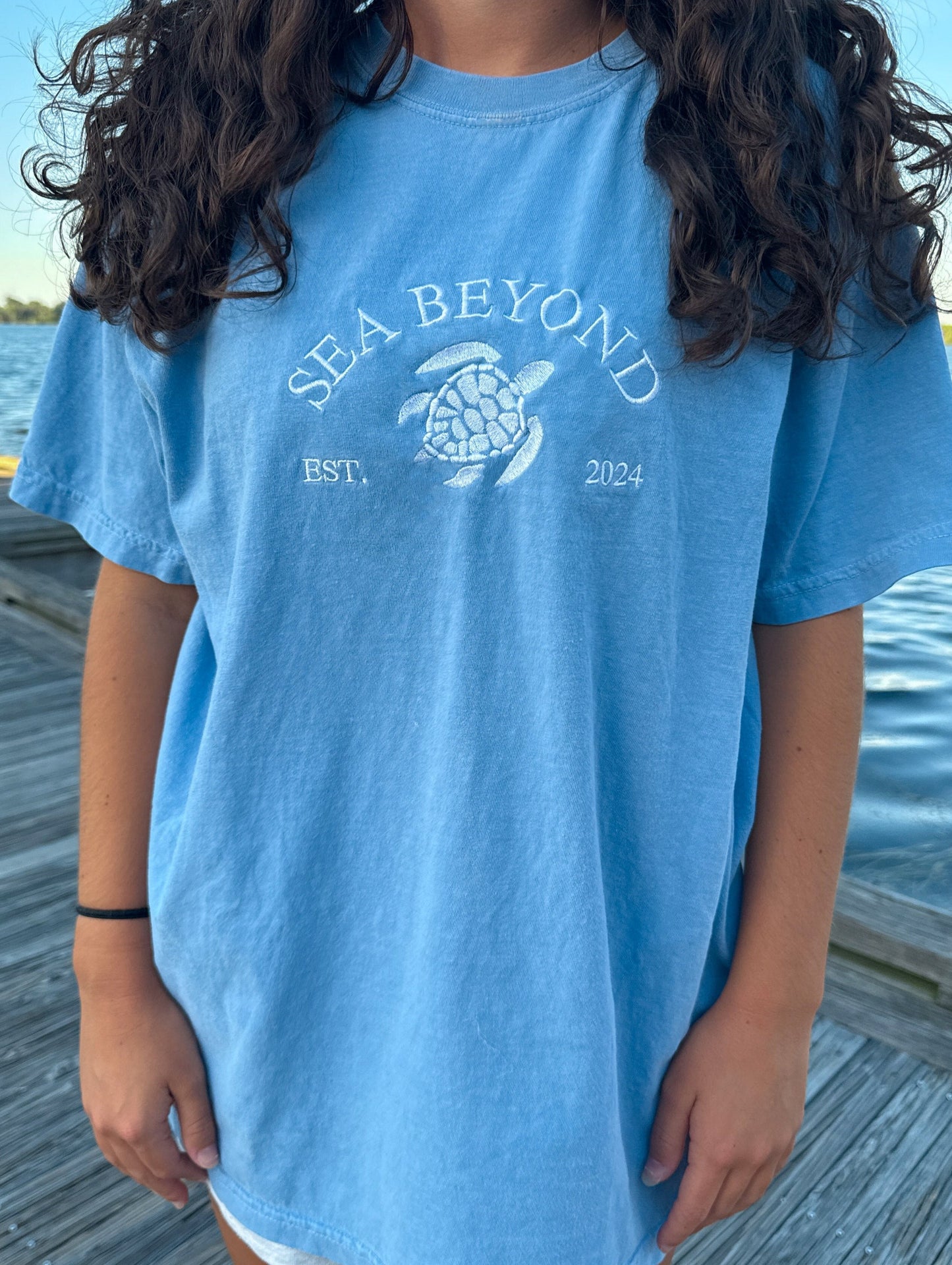 Sky Blue Turtle Tee